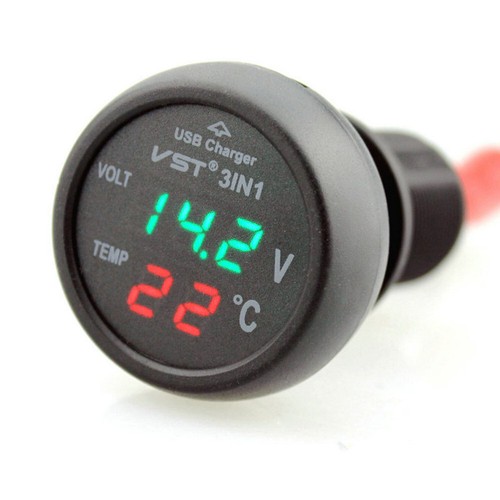 24v voltmetre allume - -24v,