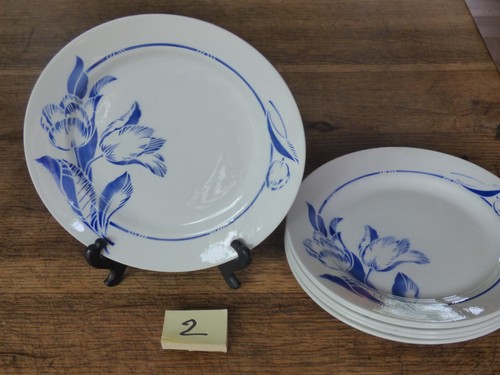 Lot assiettes plates - de, 6