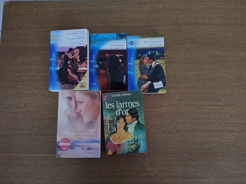 Lot romans livres - 5, amour