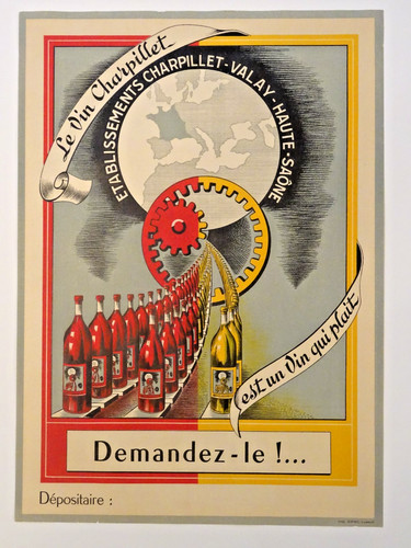 Ancienne affiche publicitaire