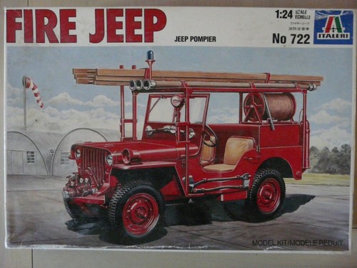Maquette voiture pompiers - voiture, 1/24