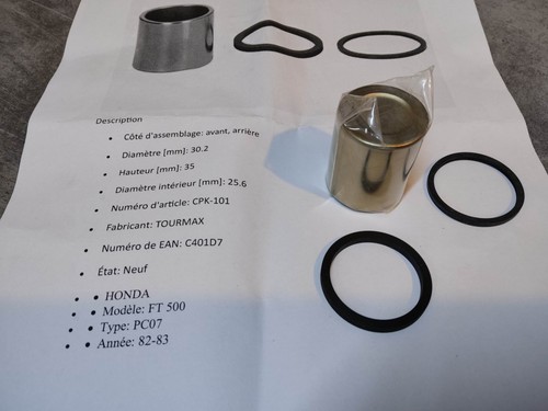 Kit piston joints - kit, etrier