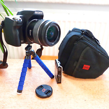 Objectif Sony A290 l 18x55mm l XXL EXTRAS l SLT appareil photo reflex 14MP FU...