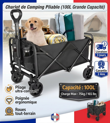 Chariot camping pliable - chariot,