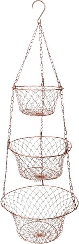 Hanging fruit basket 3 - basket, –