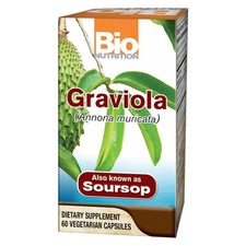 Graviola 1500 MG 60 Gélules Végétales Par Bio Nutrition Inc