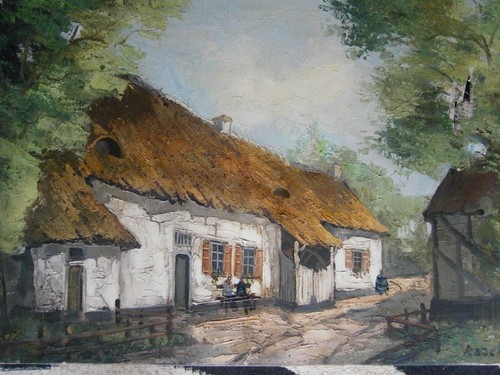 Grande peinture huile - peinture,