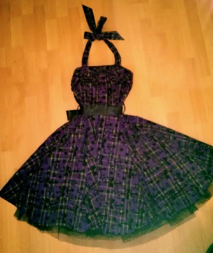 Robe soirée violette noire - soirée, et