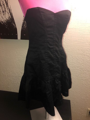 Express black dress - dress, ruffle