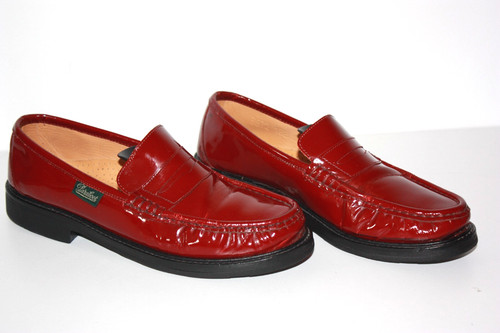 Paraboot mocassins cuir vernis - paraboot,