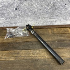 Vintage Haro BMX Seatpost 25.4mm Black Biscuit Steel Bicycle Bike 25.4 90s 00s