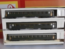 SBB/CFF COFFRET DE 3 VOITURES BLZ SACHSENMODELLE REF 14017