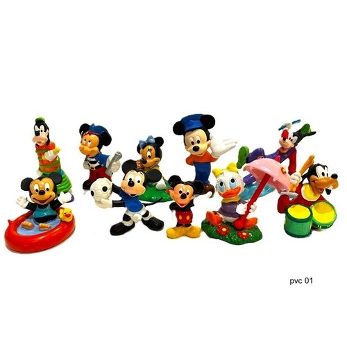 Lot figurines pvc mickey - pvc,