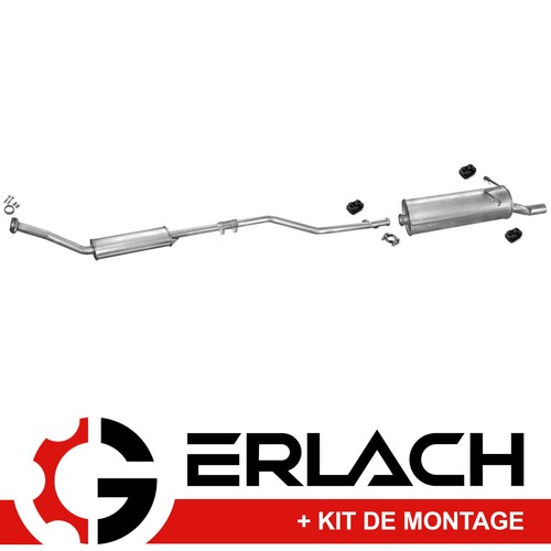 Echappement silencieux pour
