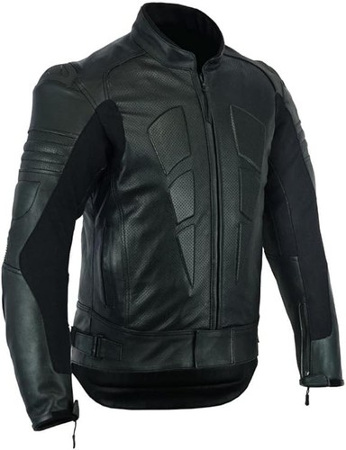 Neuf blouson moto en cuir - [neuf],