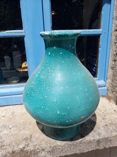 Important vase signé - important,