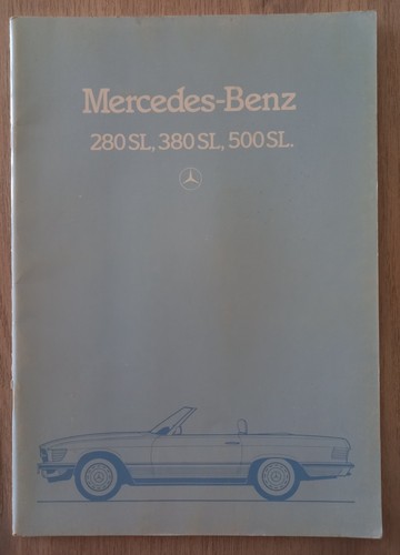 Catalogue mercedes 280sl - catalogue,