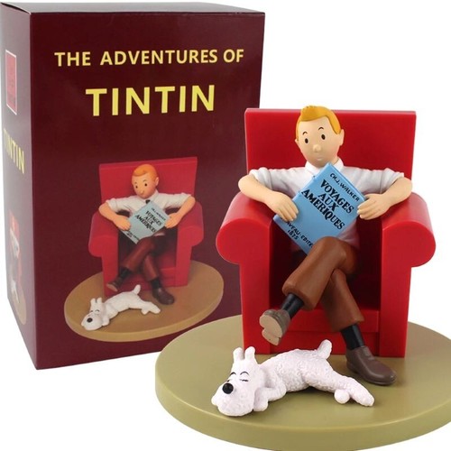 Figurine tintin dans - dans, un