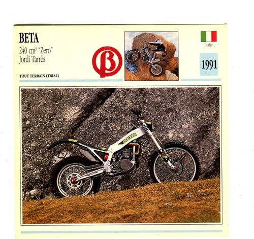Fiche moto trial edito - trial,