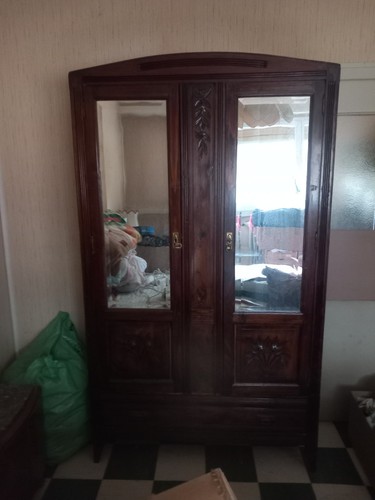 Armoire penderie bois marron - , 2