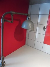 Rare Lampe D'Atelier Siemens Bauhaus Industrielle Usine Loft No Jielde Gras