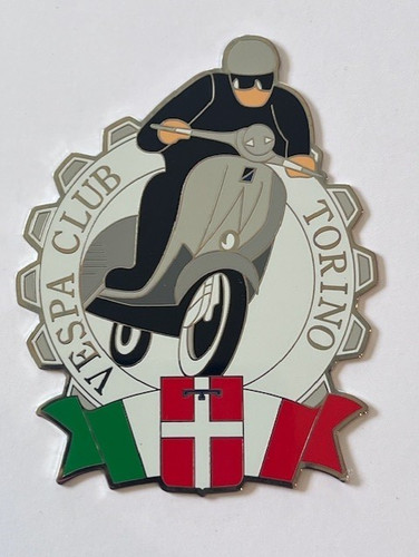 Plaque vespa club torino - club,