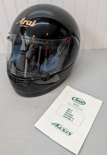 Arai NR-3 NR3 Full Face Motorcycle Helmet Black DOT Snell Size Medium