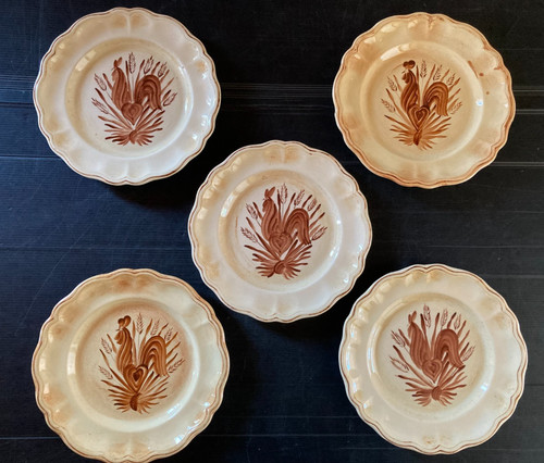 Série assiettes creuses au - 5,