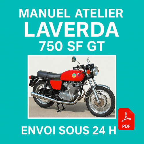Manuel atelier laverda 750 - manuel,