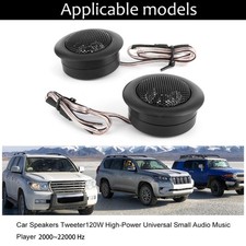 2Pcs Car Speakers Tweeter120W High‑Power Universal Small Audio Music Player
