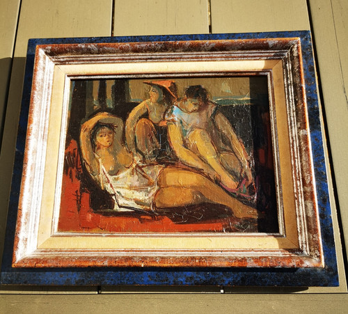 Huile sur toile louis - toile,