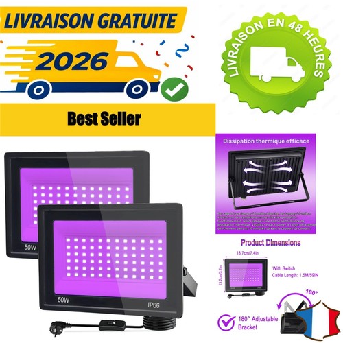 Projecteurs lumière noire - , uv
