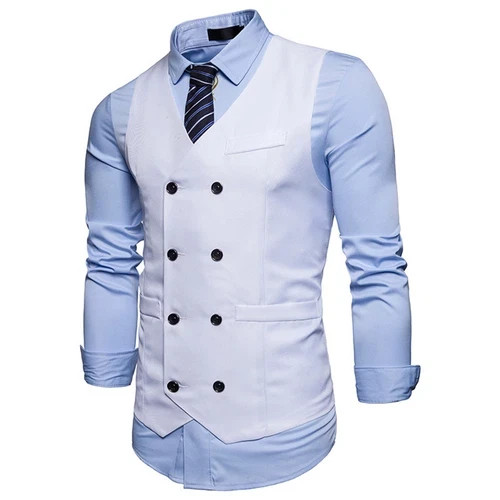 Mens double breasted suit - breasted,