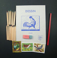 DRAWING LOT 2 OLD SCHOOL SCHOOL SCHOOL OLD SCHOOL PENCIL NOTEBOOK RUBBER RULE