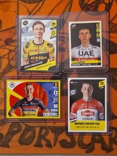 POGAČAR VINGEGAAR EVENEPOEL VAN DER POEL Panini TOUR DE FRANCE ROOKIE Stickers