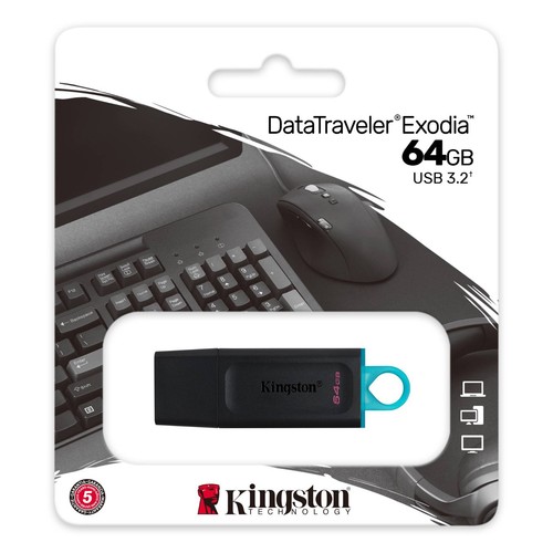 Clé usb kingston 64 go - clé, 3.2