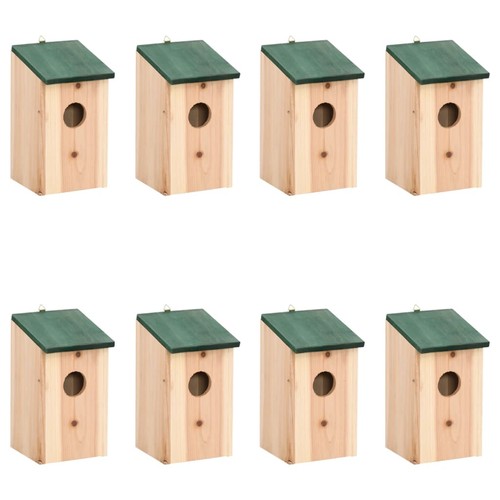 Nichoir bois cabane - 4x,