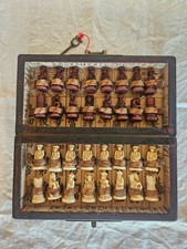 Jeu d’échecs en bois pliant