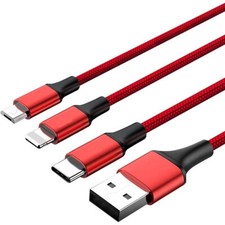 3-IN-1 USB CABLE TYPE-C 8-PIN