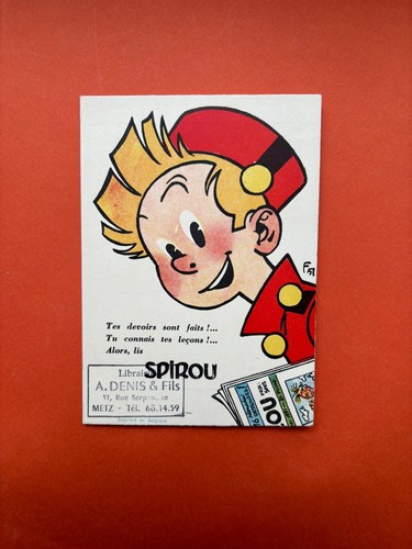 Franquin carte postale buvard - franquin,