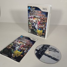 Super Smash Bros. Brawl (Nintendo Wii, 2008) CIB Complete w/ Manual - Tested
