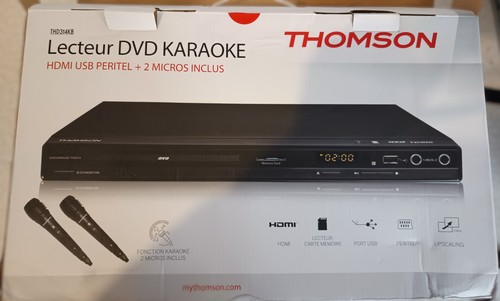 Lecteur dvd karaoké thomson - lecteur, dvd-karaoké