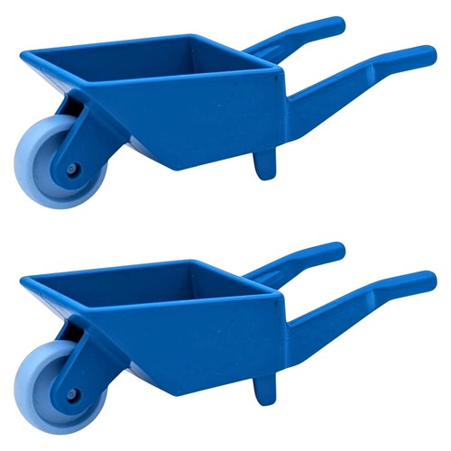 Playmobil brouettes bleues - 2,