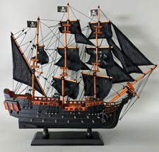Modèle de navire maquette de bateau bateau de pirates bois 50cm pas de kit