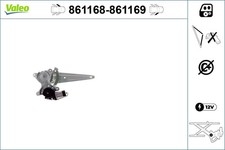 Lève-vitre avant VALEO 861168