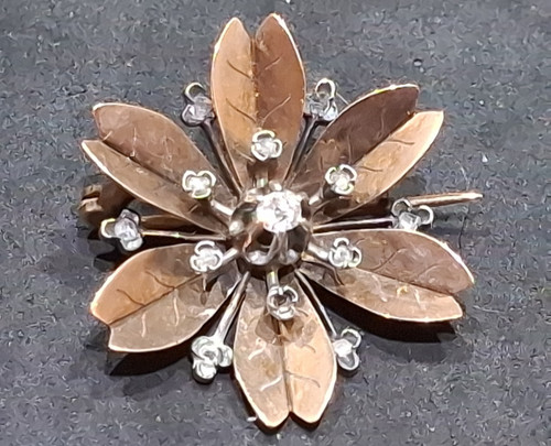 Gold and diamond - gold,