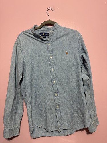 Chemise ralph lauren bleu - chemise,