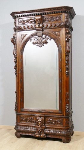 Armoire glace bonnetière - armoire,
