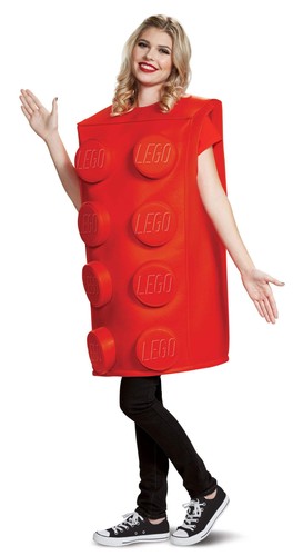 Red lego brick tunic - lego,