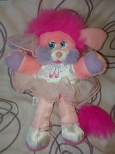 Peluche Popples Ballerine / Série Costume/ Mattel/Popples Vintage.